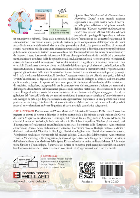 PIGNATTI - Fondamenti di Alimentazione e Nutrizione Umana