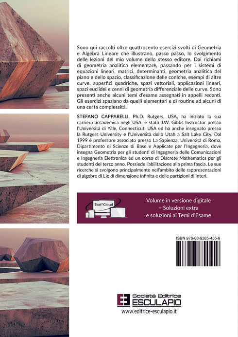 CAPPARELLI - Esercitazioni di Geometria e Algebra Lineare
