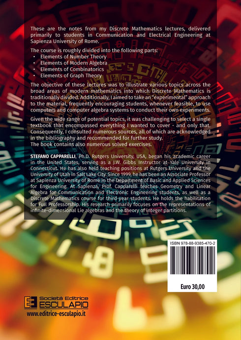 CAPPARELLI - Lectures on Discrete Mathematics