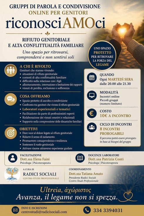 Ciclo incontri riconosciAMOci per genitori