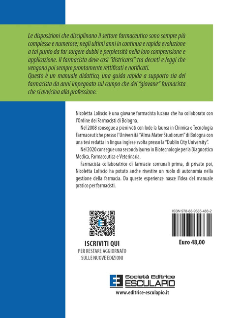 LOLISCIO - La Farmacia: un campo minato. Il Manuale del Farmacista 2025