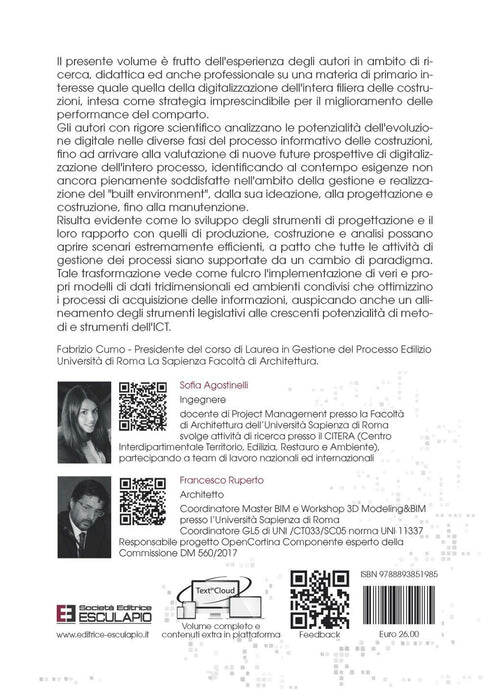 AGOSTINELLI RUPERTO - Costruire Digitale. Scenari per un project management 4.0