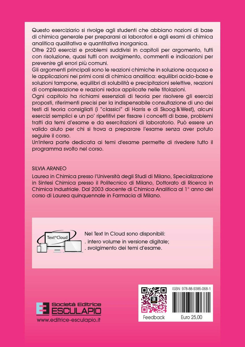 COSTANZO - Chimica Generale. Teoria ed Esercizi di Chimica per