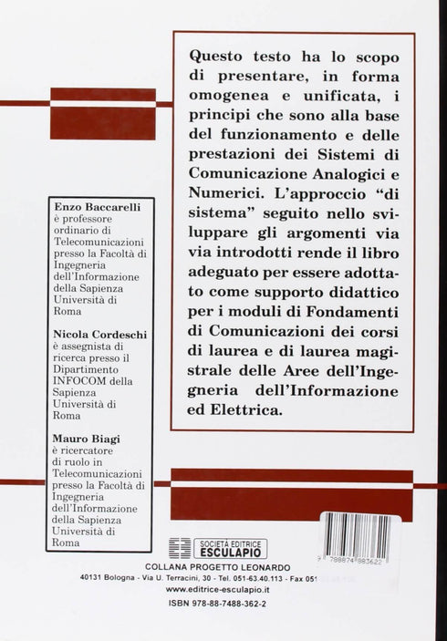 BACCARELLI CORDESCHI BIAGI - Fondamenti di Comunicazioni