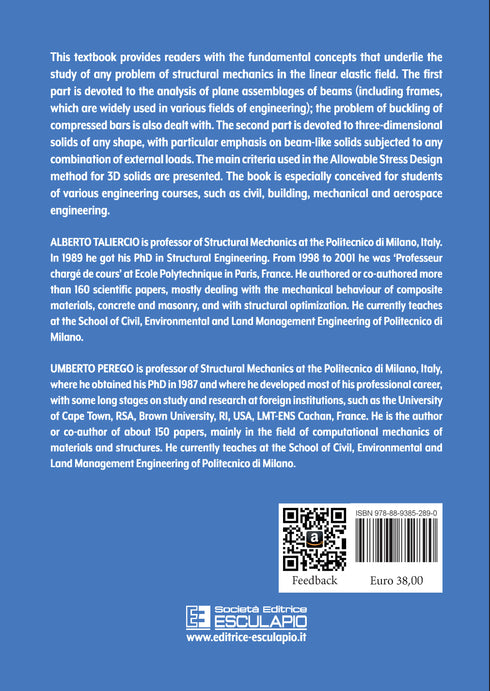 TALIERCIO PEREGO - Fundamentals of Structural Mechanics