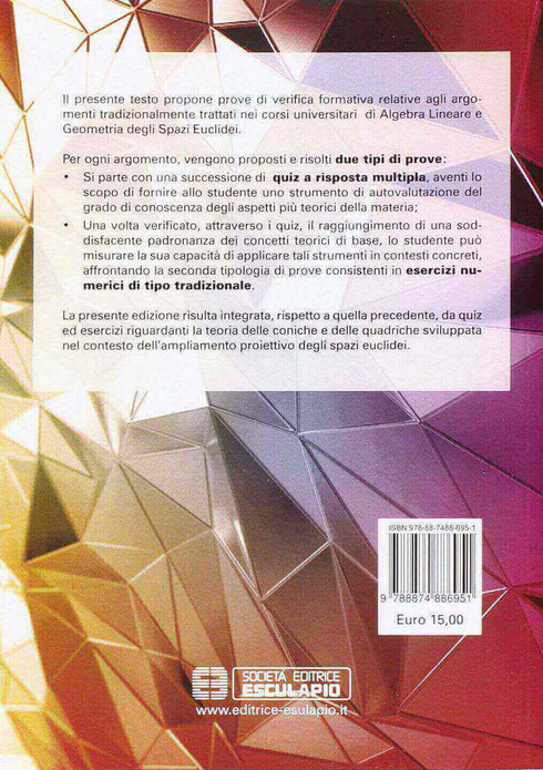 BARANI GRASSELLI LANDI - Algebra lineare Geometria