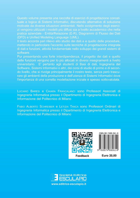 BARESI FRANCALANCI SCHREIBER TANCA - Progettazione integrata di dati e funzioni
