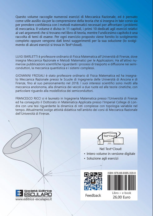 BARLETTI FROSALI RICCI - Esercizi di Meccanica Razionale per l'Ingegneria