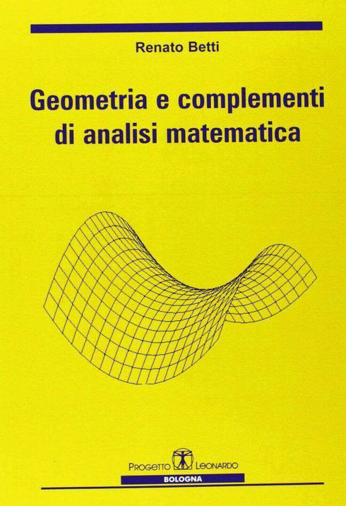 BETTI - Geometria e Complementi di Analisi Matematica