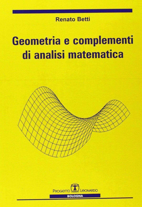 BETTI - Geometria e Complementi di Analisi Matematica