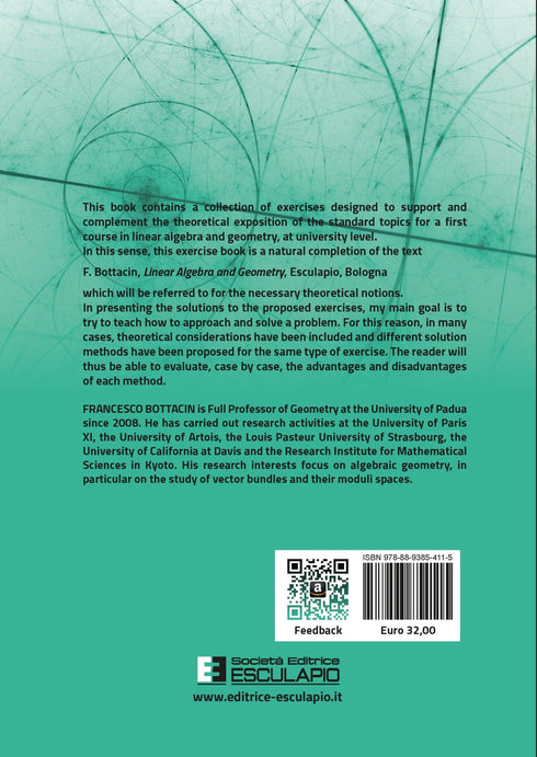 BOTTACIN - Exercises in Linear Algebra and Geometry