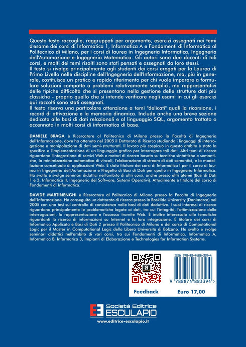 BRAGA MARTINENGHI - Fondamenti di Informatica