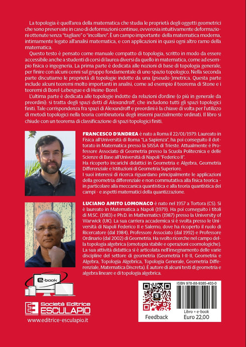 D'ANDREA LOMONACO - Spazi Topologici Metrici e di Alexandroff