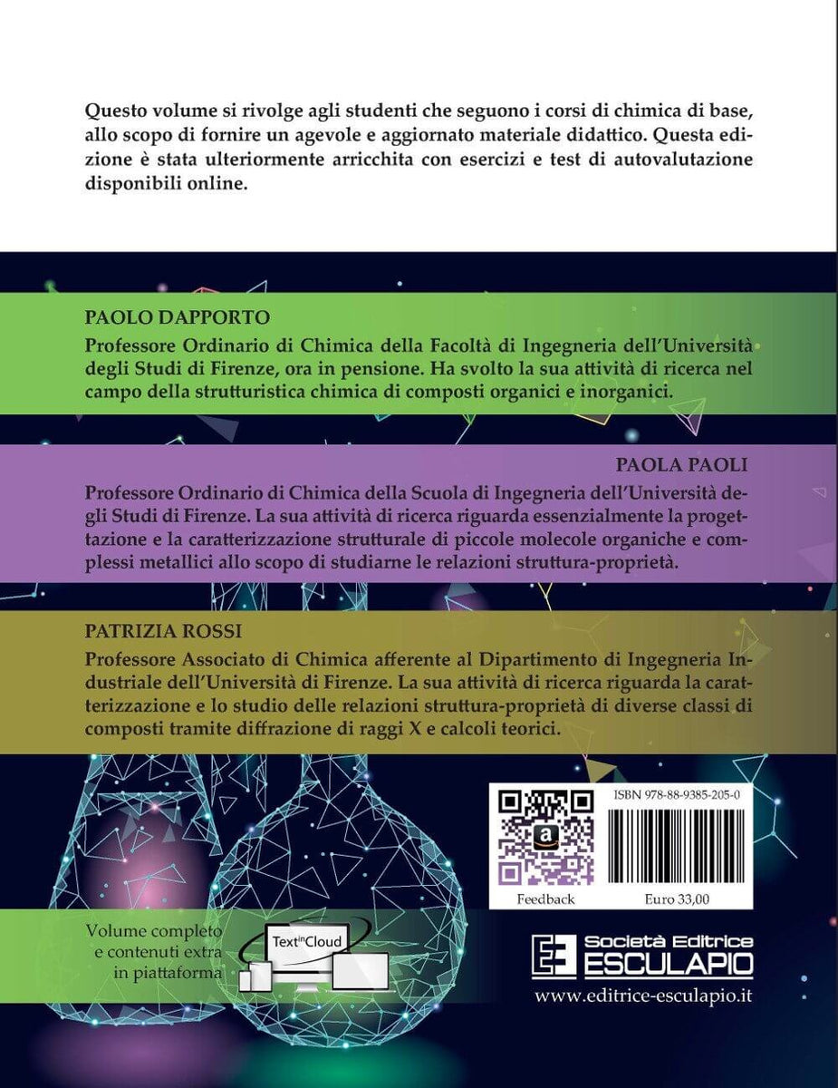 Principi di chimica generale e organica. Per i corsi di laurea a