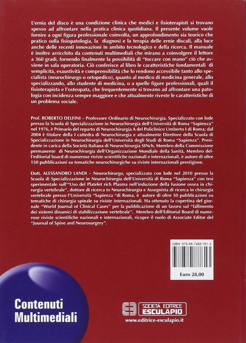 DELFINI LANDI - Manuale Pratico di Terapia dell'Ernia del Disco