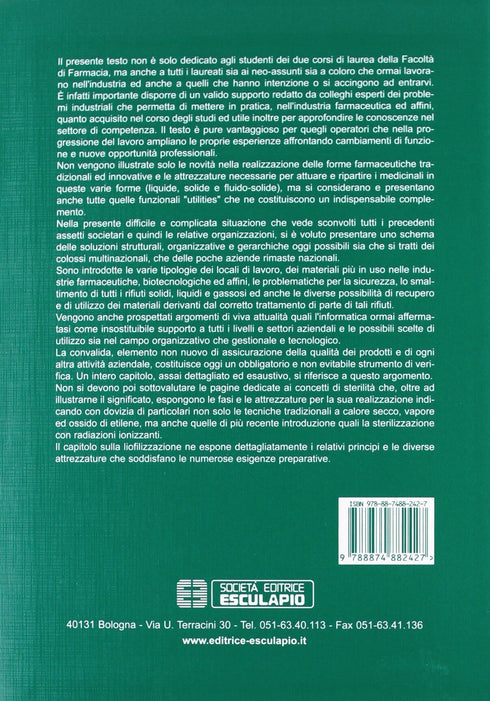 FABRIS RIGAMONTI - La fabbricazione industriale dei medicinali