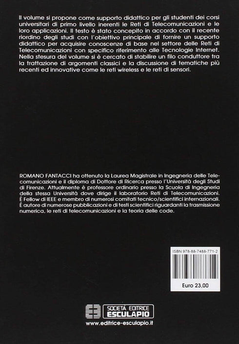 FANTACCI - Reti di Telecomunicazioni. Fondamenti e Tecnologie Internet