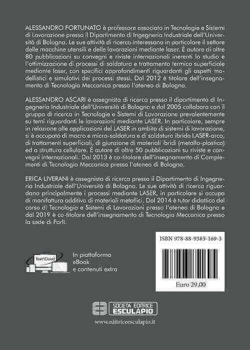 FORTUNATO ASCARI LIVERANI - Tecnologia Meccanica. Introduzione alle macchine utensili