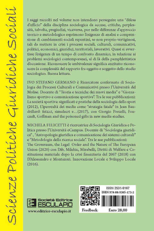 GERMANO FELICETTI - Sociologie: teorie, strutture, processi