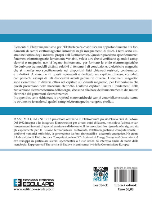 GUARNIERI - Elementi di Elettromagnetismo per l'Elettrotecnica