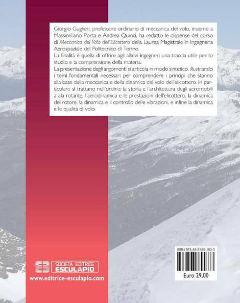 GUGLIERI PORTA QUINCI - Meccanica del volo dell'elicottero