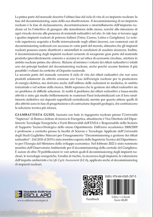 GUIDI - Impianti Nucleari. Decommisioning Gestione e Smaltimento Definitivo dei Rifiuti Radioattivi