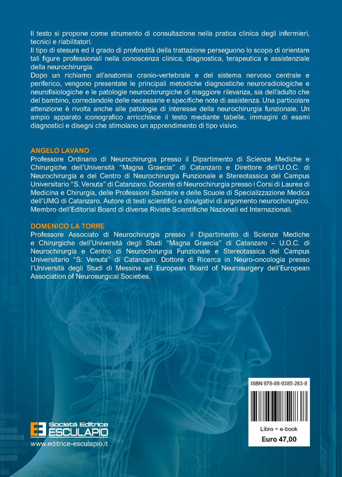LAVANO LA TORRE - Neurochirurgia per Infermieri Tecnici e Riabilitatori