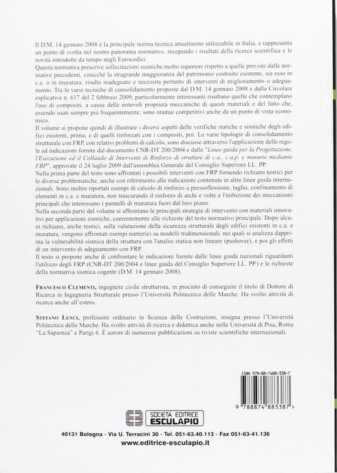 LENCI CLEMENTI - I compositi nell'ingegneria strutturale