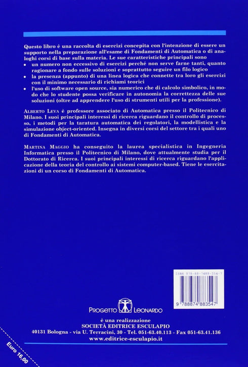 LEVA MAGGIO - Esercizi di Fondamenti di Automatica
