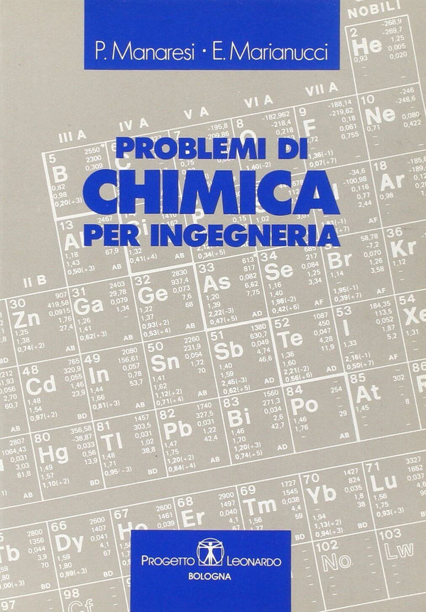 MANARESI MARIANUCCI - Problemi chimica per ingegneria