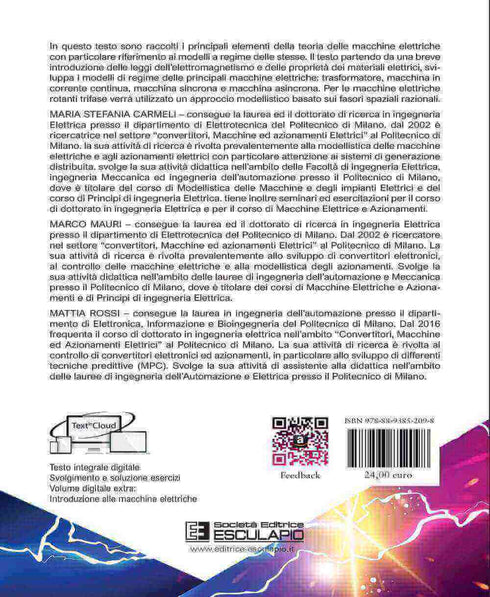 MAURI CARMELI ROSSI - Macchine Elettriche. Modelli a regime: teoria ed esercizi