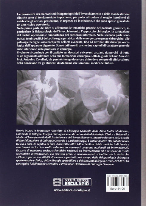NARDO - Chirurgia Geriatrica. Fisiopatologia e Clinica Chirurgica