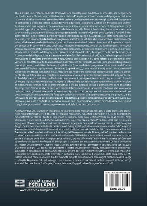 PARESCHI - L'Innovazione Tecnologica. Linee Guida e Casi Reali