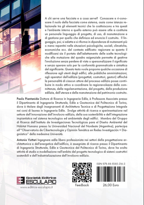 PIANTANIDA VOTTARI - Facciata e Linguaggio. Appunti per una declinazione resiliente di scelte tecnologiche