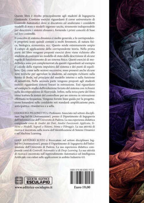 PILLONETTO SUSTO - Esercizi di controlli automatici con note teoriche