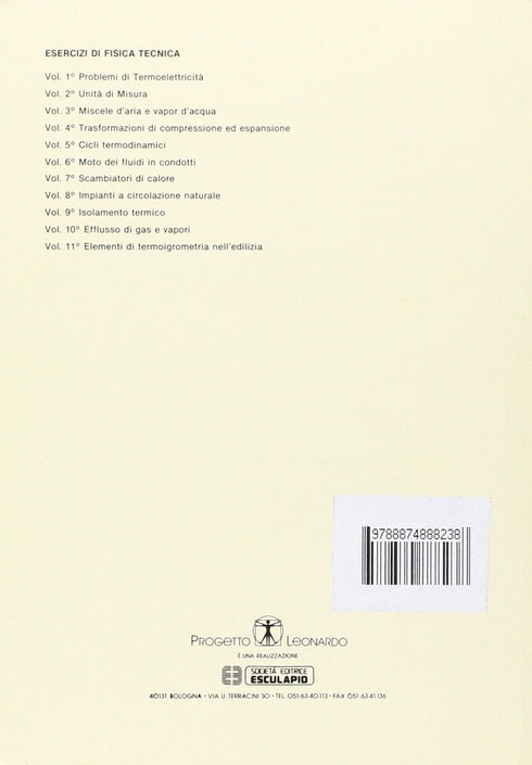 RAFFELLINI TARABUSI - Esercizi di Fisica Tecnica. Miscele d'aria e vapor d'acqua Vol.3