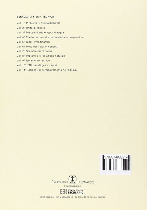 SALVIGNI BAROZZI RAFFELLINI - Esercizi di Fisica tecnica Termoelettricità e termotecnica vol.1
