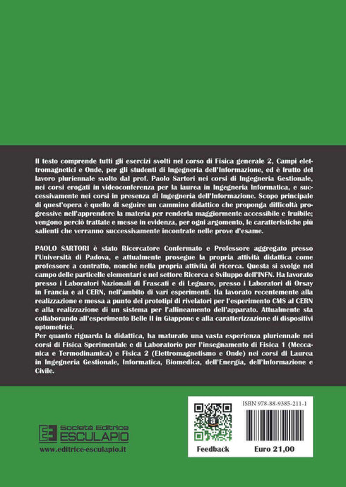 SARTORI - Esercizi di Fisica Generale 2