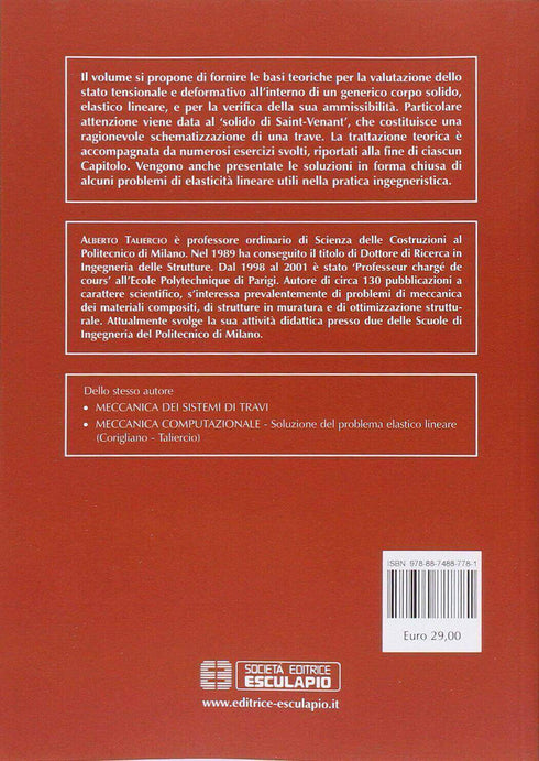 TALIERCIO - Introduzione alla meccanica dei solidi