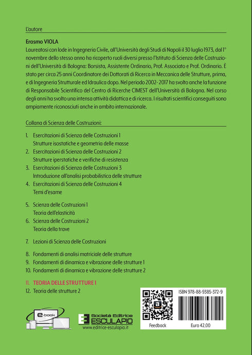 VIOLA - Teoria delle Strutture 1. Stati tensionali e piastre