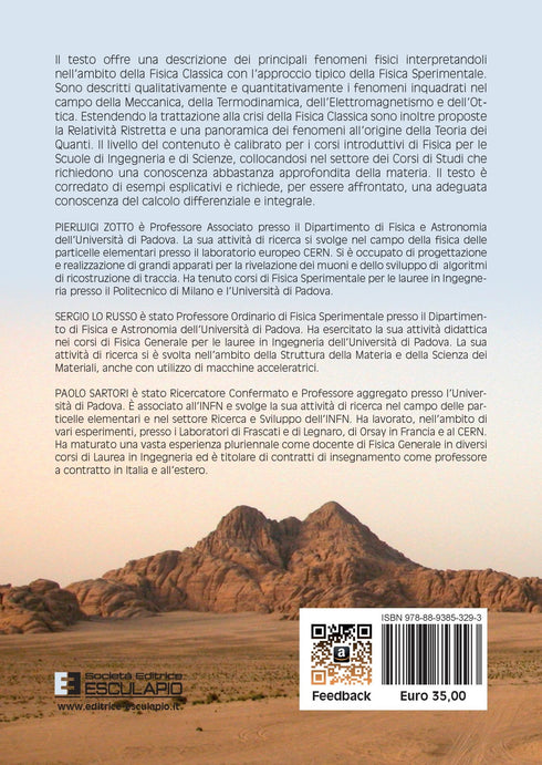 ZOTTO LO RUSSO SARTORI - Fisica Generale. Meccanica e Termodinamica